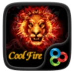 cool fire android application logo